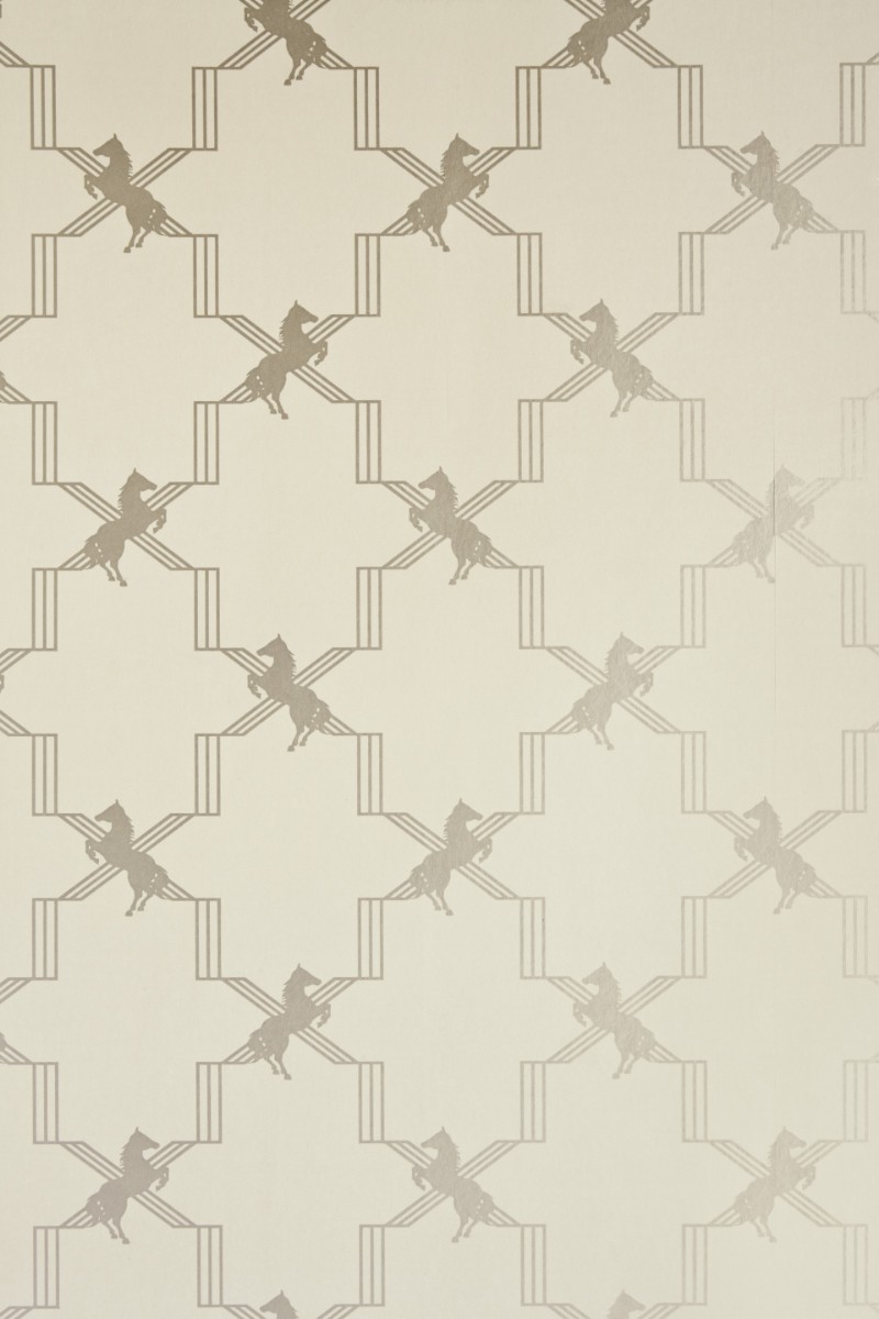 Picture of Horse Trellis - Metallic Stone - BG0500202