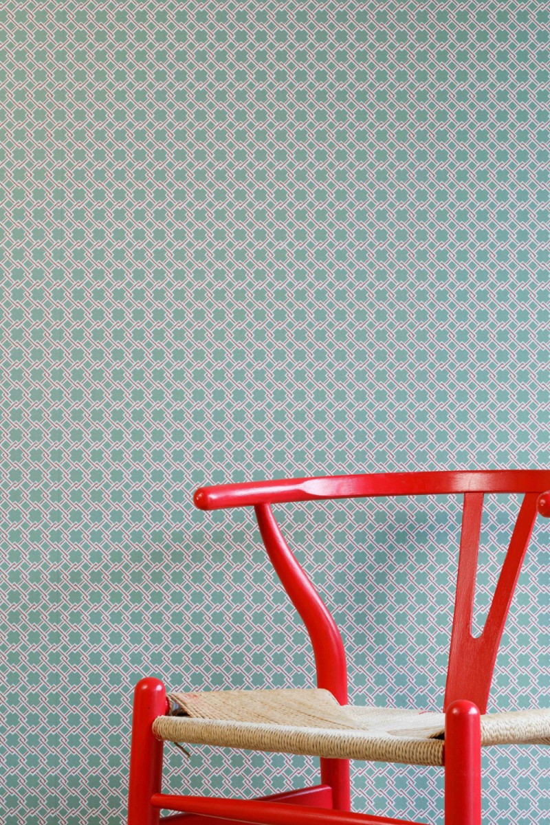 Picture of Lattice Cane - Light Olive/Red - BG2500101