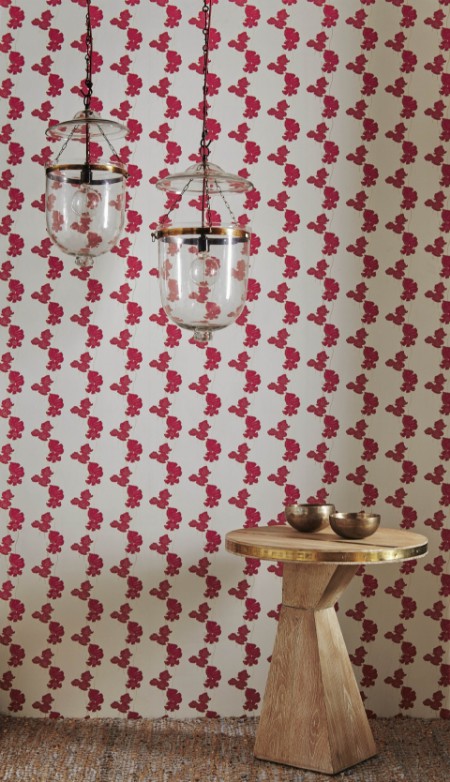 Image de Poppy Fields - Red/Gold - BG1500201