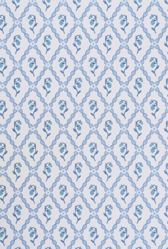 Image de Strawberry Trellis - China Blue - BG2600201