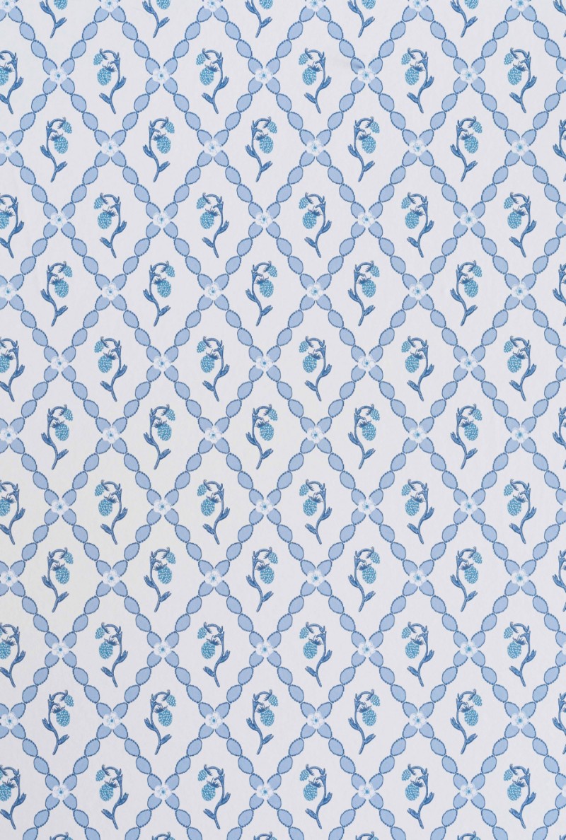 Bild på Strawberry Trellis - China Blue - BG2600201