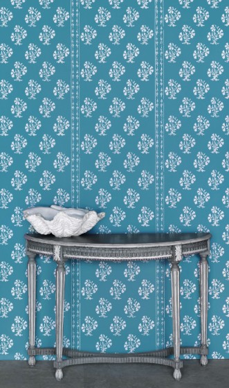 Image de Willow Crossley x Barneby Gates -Maharani Block Print - Jaipur Blue - BG2400101