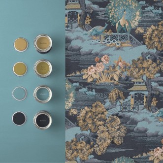 Picture of Edo Toile Navy - 107882