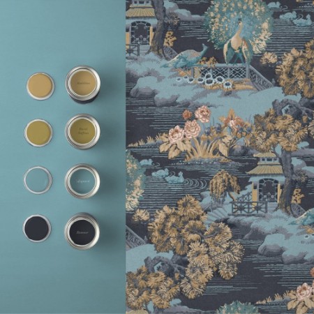 Picture of Edo Toile Navy - 107882