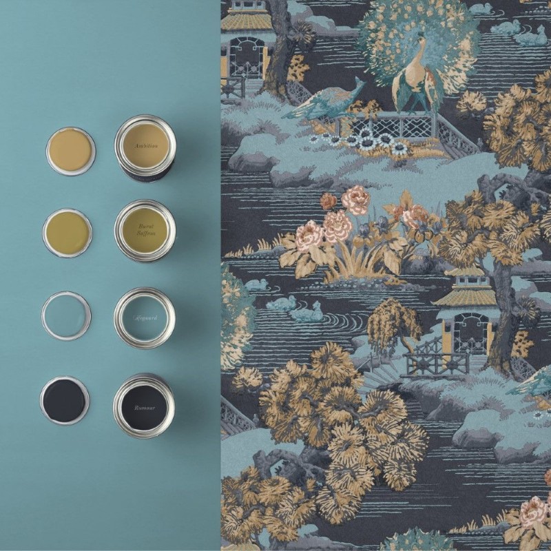 Picture of Edo Toile Navy - 107882