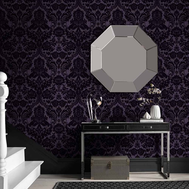 Bild på Gothic Damask Plum - 106586