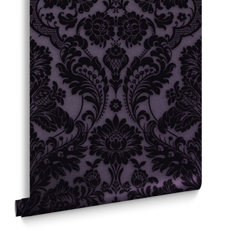 Bild på Gothic Damask Plum - 106586