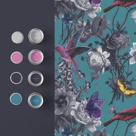 Picture of Jardin Teal - 106432