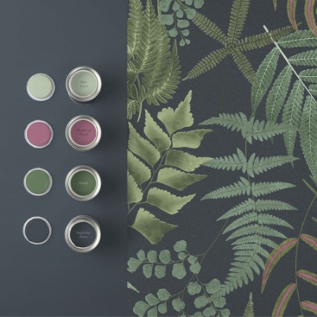 Picture of Midsummer Fern Navy - 107881