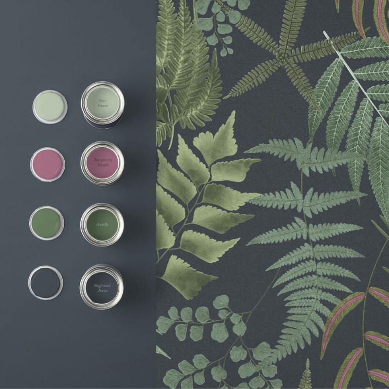 Picture of Midsummer Fern Navy - 107881