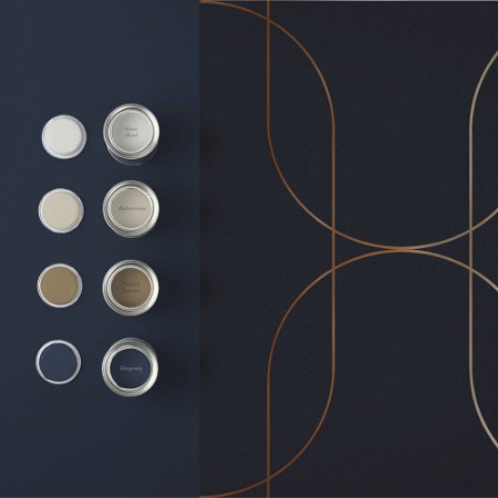 Picture of Palais Navy & Copper - 112189