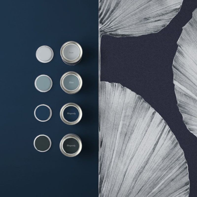 Picture of Palm Fan Navy - 112195