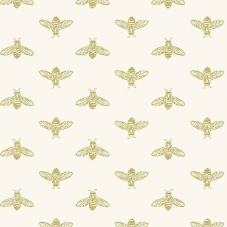 Picture of Block Print Bee Antique Gold - 118547