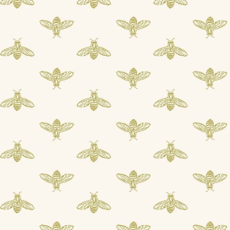 Picture of Block Print Bee Antique Gold - 118547