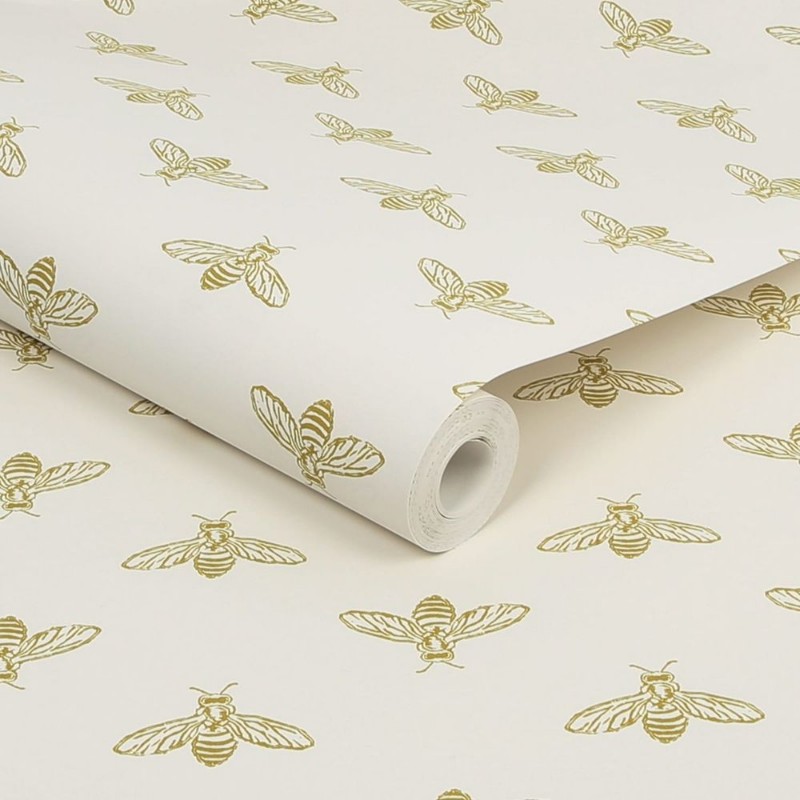 Picture of Block Print Bee Antique Gold - 118547