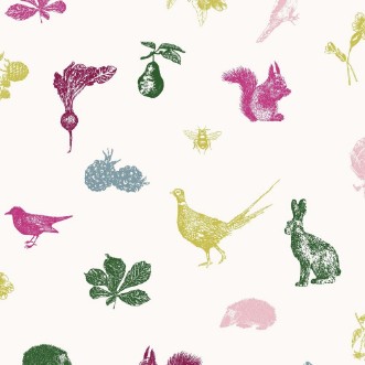 Picture of Etched Woodland Crème Multi - 118553