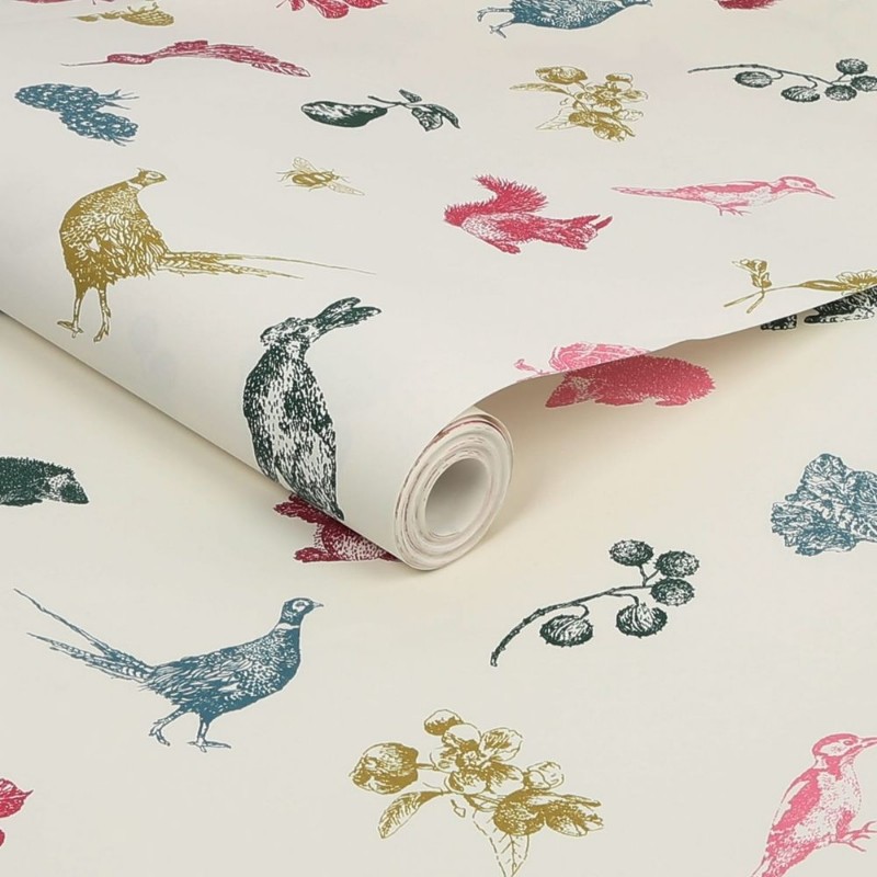 Picture of Etched Woodland Crème Multi - 118553