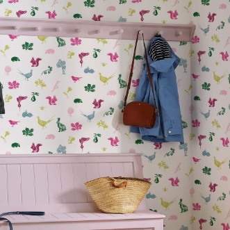 Picture of Etched Woodland Crème Multi - 118553