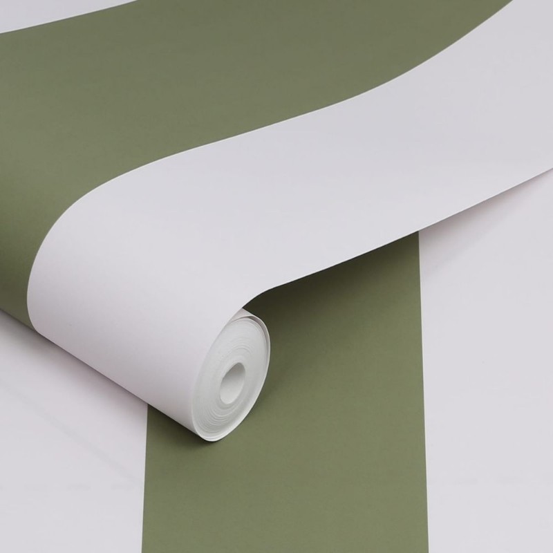 Picture of Harborough Stripe Olive Green - 118548