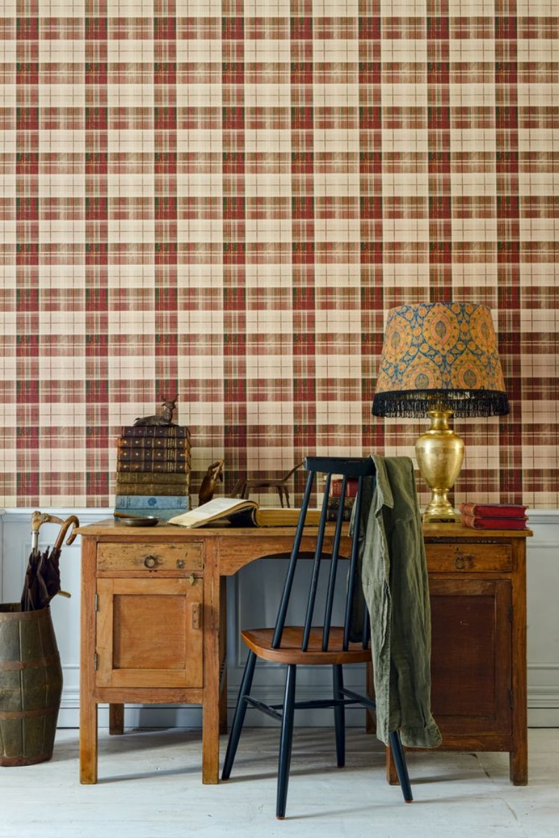 Picture of Countryside Plaid Leather - WP30012