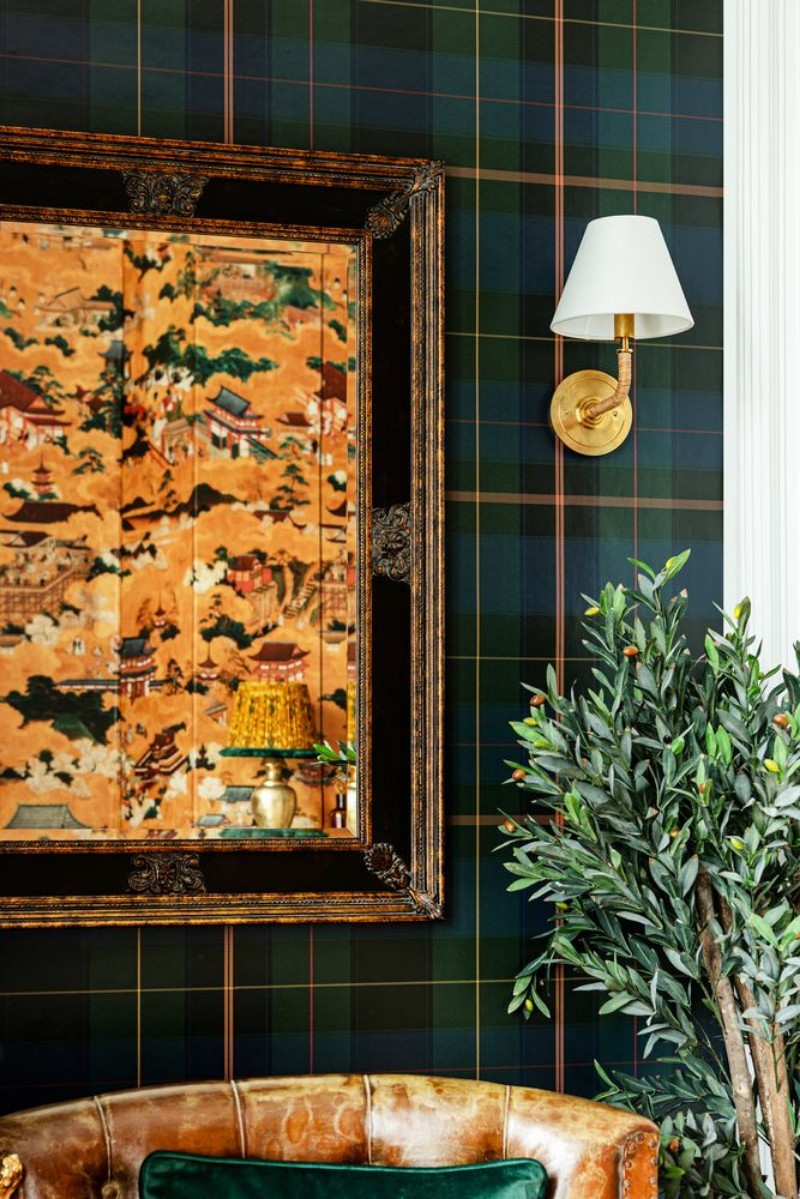 Picture of Equestrian Plaid Green - WP30110