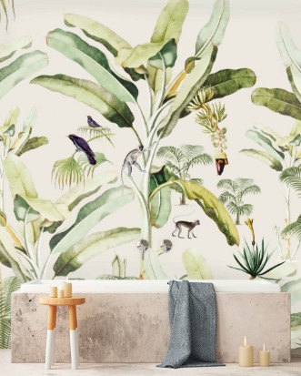 Bild på Baby Bananas Wallpaper Mural 4m *2.80 - MUR-BabyBan-Basic-4*2.80