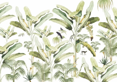 Bild på Baby Bananas Wallpaper Mural 4m *2.80 - MUR-BabyBan-Basic-4*2.80