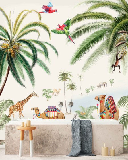 Bild på Binti Baby Wallpaper Mural 4m *2.80 - MUR-Binti-Basic-4*2.80