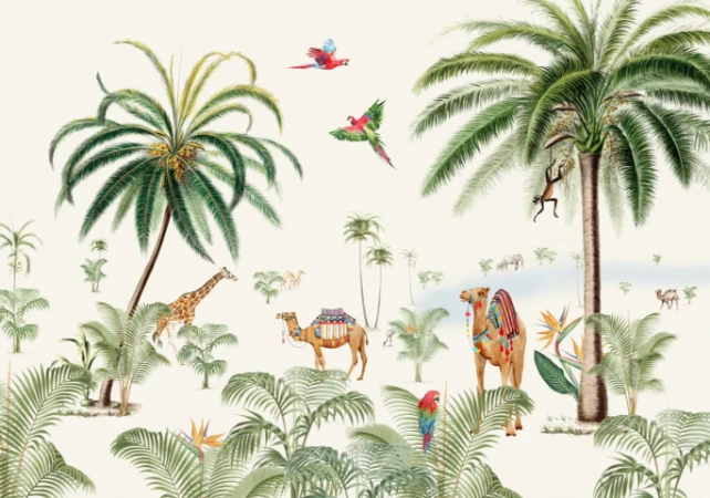 Bild på Binti Baby Wallpaper Mural 4m *2.80 - MUR-Binti-Basic-4*2.80