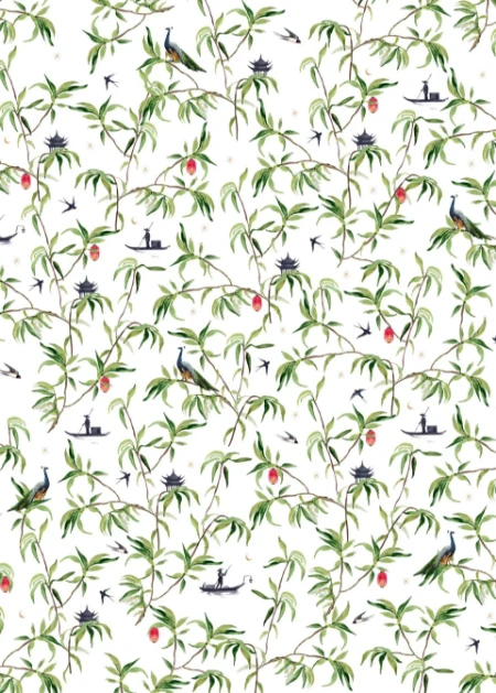 Bild på Chinese Riverside Mural - Mur-Basic-ChinRiv-4*2.80