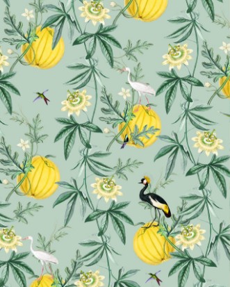 Bild på Crowned Wallpaper Mural 4mx2.80 - MUR-Crowned-Basic-4*2.80