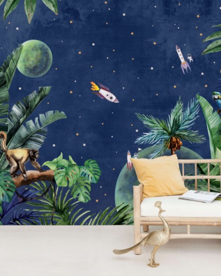 Picture of From Jungle to Space Mural - Mur-Basic-JunSpac-4*2.80