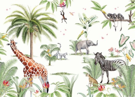 Bild på Marielle Smit Stevie Wallpaper Mural 4m *2.80 - Mur-Basic-MarStevie-4*2.80