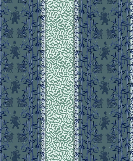 Bild på Eclectic Bamboo Ribbon Ocean Grey - PW-Ecbamoceangrey