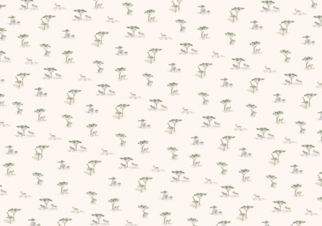 Picture of Savanna Mural - Mur-Basic-Savanna-4*2.80