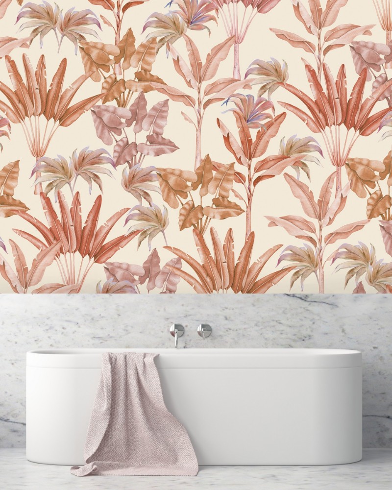 Picture of Terra leaves Mural  - Mur-Basic-Terra Leaves-4*2.80