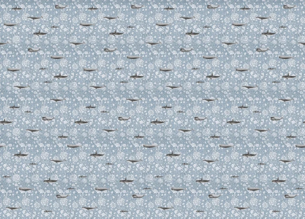 Picture of Whaliam Morris Blue - MUR-BASIC-Whaliamblue4