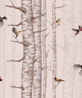 Bild på Birch Trees Pink - 9500043N