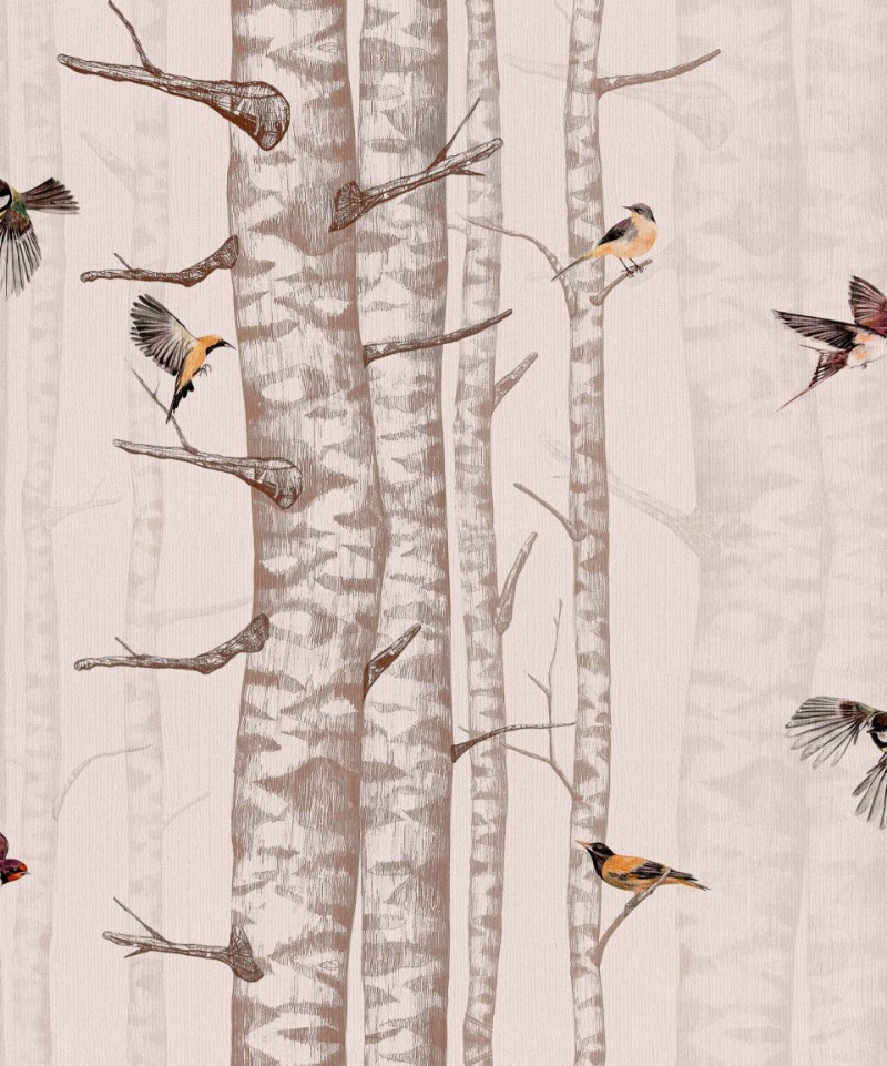 Picture of Birch Trees Pink - 9500043N