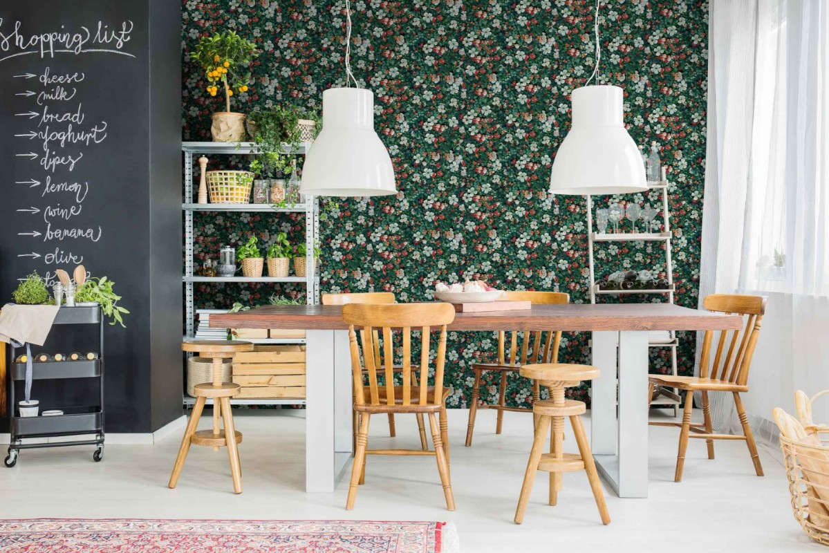 Picture of Floral Tapestry Mint - 9500001N