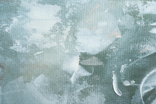 Afbeeldingen van Green and White Acrylic No 3