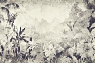 Afbeeldingen van Vintage Jungle Wall