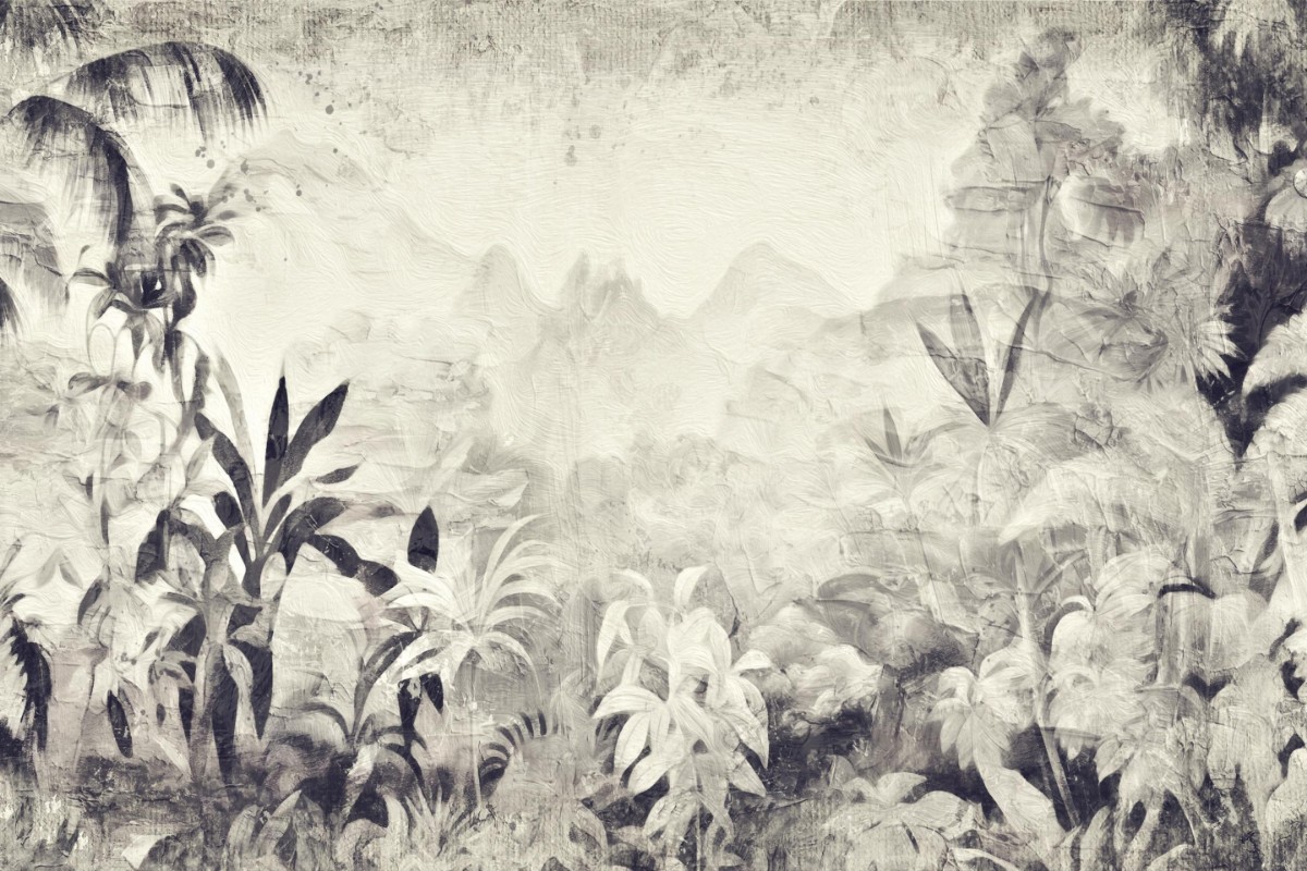 Bild på Vintage Jungle Wall