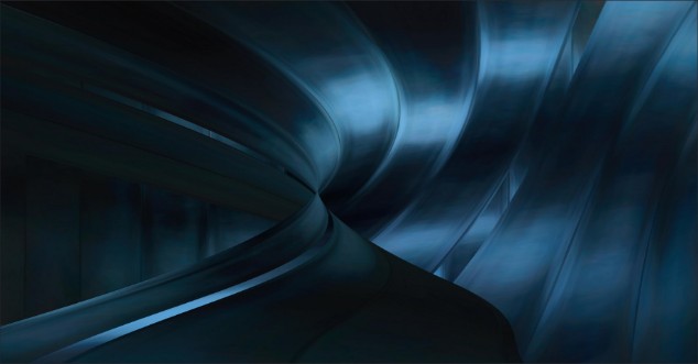 Picture of Blue roller coaster