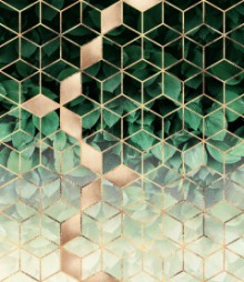 Afbeeldingen van Leaves and Cubes