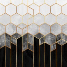 Снимка на Charcoal Hexagons