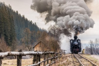 Снимка на The steam train