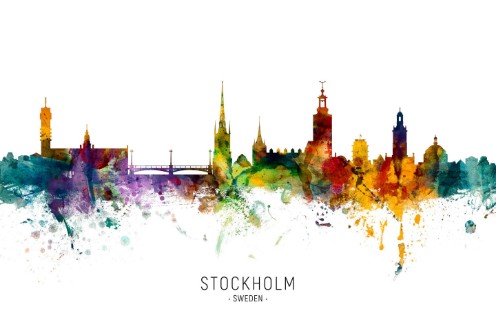 Bild på Stockholm Sweden Skyline