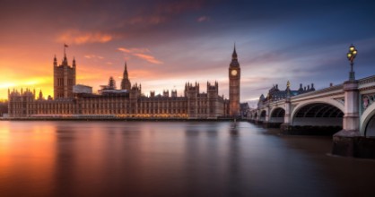 Imagen de London Palace of Westminster Sunset
