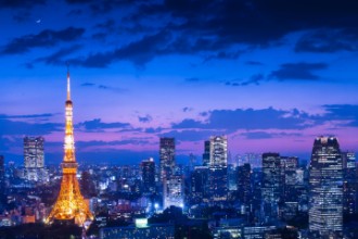 Imagem de Tokyo night view